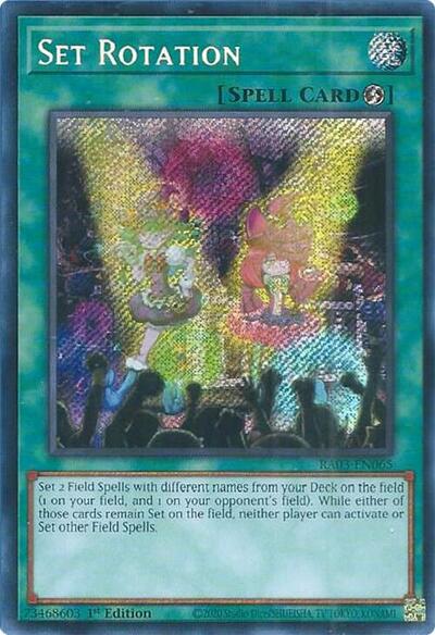 Set Rotation (Secret Rare) [RA03-EN065-SeR]