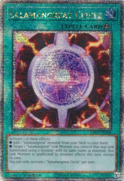 Salamangreat Circle (Quarter Century Secret Rare) [RA03-EN066-QCSR]