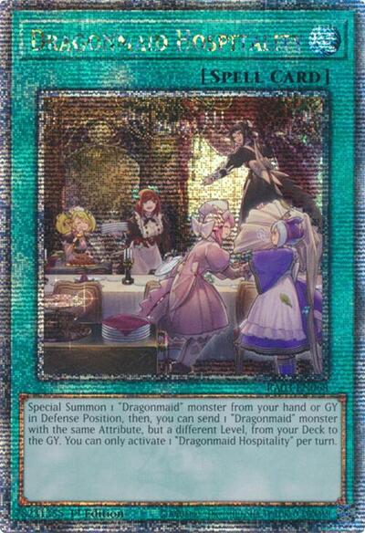 Dragonmaid Hospitality (Quarter Century Secret Rare) [RA03-EN068-QCSR]