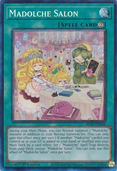 Madolche Salon (Prismatic Collector's Rare) [RA03-EN069-PCR]