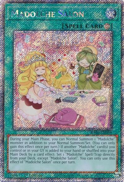 Madolche Salon (Platinum Secret Rare) [RA03-EN069-PlSR]