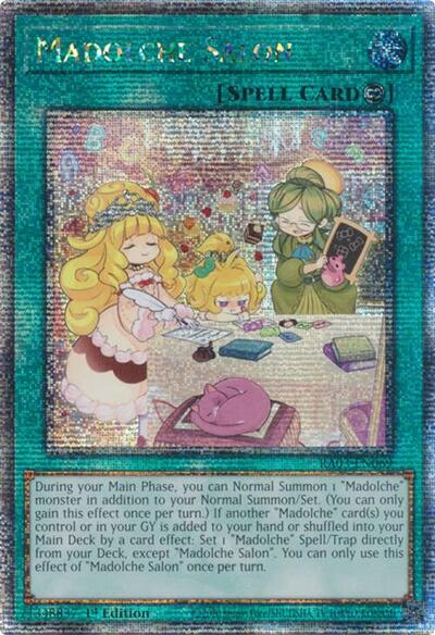 Madolche Salon (Quarter Century Secret Rare) [RA03-EN069-QCSR]