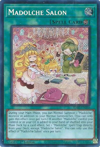 Madolche Salon (Secret Rare) [RA03-EN069-SeR]