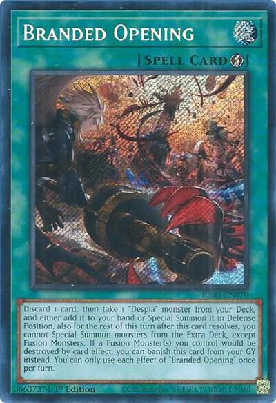 Branded Opening (Secret Rare) [RA03-EN070-SeR]