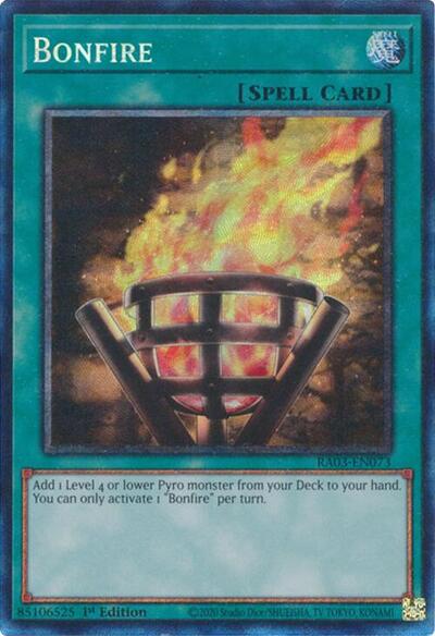 Bonfire (Prismatic Collector's Rare) [RA03-EN073-PCR]