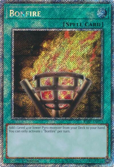 Bonfire (Platinum Secret Rare) [RA03-EN073-PlSR]