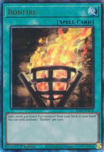 Bonfire (Prismatic Ultimate Rare) [RA03-EN073-PUR]