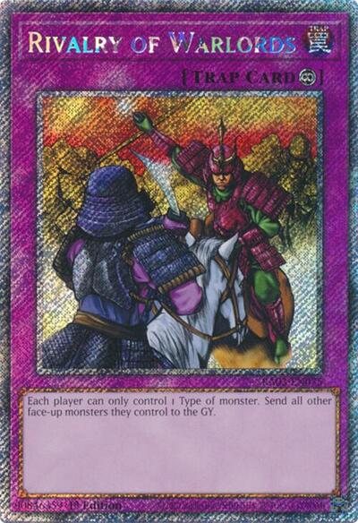 Rivalry of Warlords (Platinum Secret Rare) [RA03-EN075-PlSR]