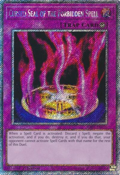 Cursed Seal of the Forbidden Spell (Platinum Secret Rare) [RA03-EN076-PlSR]