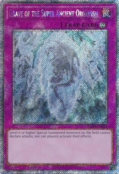 Grave of the Super Ancient Organism (Platinum Secret Rare) [RA03-EN077-PlSR]