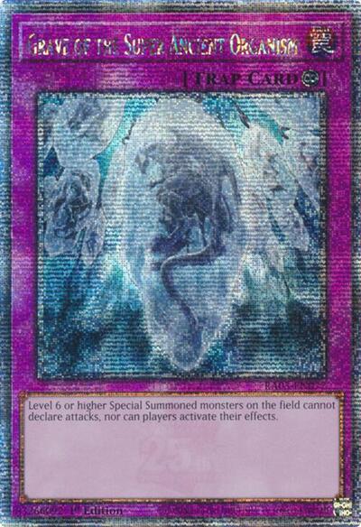 Grave of the Super Ancient Organism (Quarter Century Secret Rare) [RA03-EN077-QCSR]