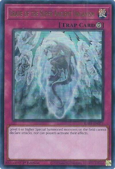 Grave of the Super Ancient Organism (Ultra Rare) [RA03-EN077-UR]