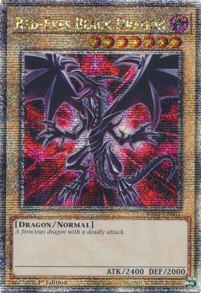 Red-Eyes Black Dragon (Quarter Century Secret Rare) [RA03-EN081-QCSR]