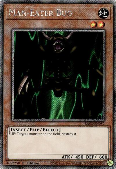 Man-Eater Bug (Platinum Secret Rare) [RA03-EN082-PlSR]