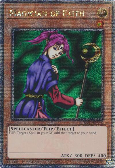 Magician of Faith (Quarter Century Secret Rare) [RA03-EN090-QCSR]