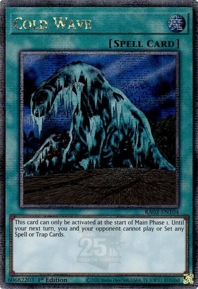 Cold Wave (Quarter Century Secret Rare) [RA03-EN104-QCSR]