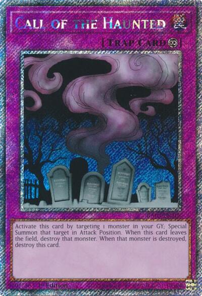 Call of the Haunted (Platinum Secret Rare) [RA03-EN108-PlSR]