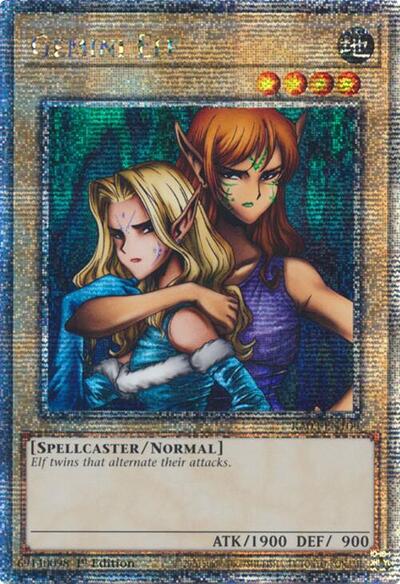 Gemini Elf (Quarter Century Secret Rare) [RA03-EN109-QCSR]