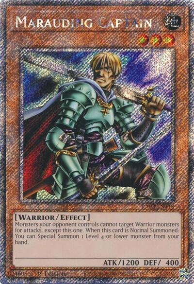 Marauding Captain (Platinum Secret Rare) [RA03-EN118-PlSR]