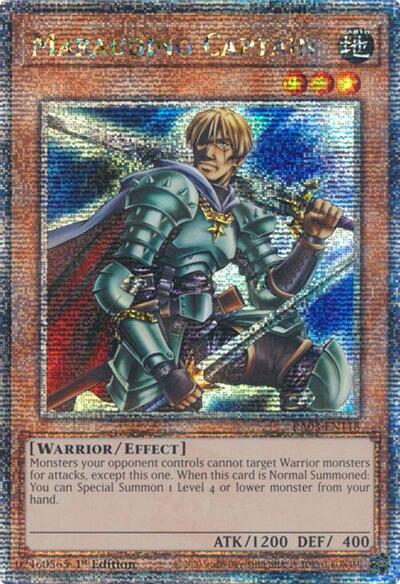 Marauding Captain (Quarter Century Secret Rare) [RA03-EN118-QCSR]