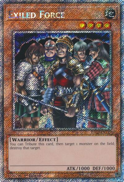 Exiled Force (Platinum Secret Rare) [RA03-EN119-PlSR]