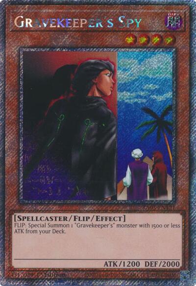 Gravekeeper's Spy (Platinum Secret Rare) [RA03-EN121-PlSR]