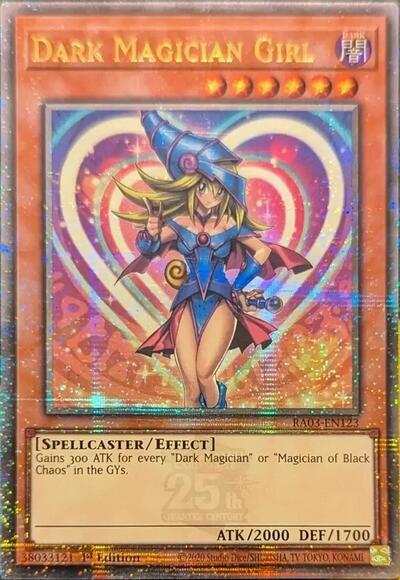 Dark Magician Girl (Quarter Century Secret Rare) (A) [RA03-EN123-QCSR-A]