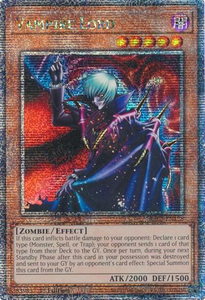 Vampire Lord (Quarter Century Secret Rare) [RA03-EN128-QCSR]