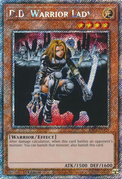 D.D. Warrior Lady (Platinum Secret Rare) [RA03-EN129-PlSR]