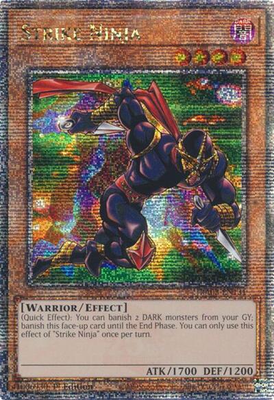 Strike Ninja (Quarter Century Secret Rare) [RA03-EN131-QCSR]