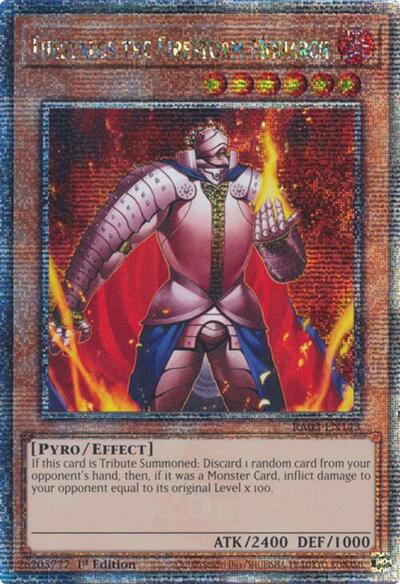 Thestalos the Firestorm Monarch (Quarter Century Secret Rare) [RA03-EN143-QCSR]