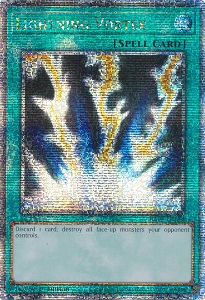 Lightning Vortex (Quarter Century Secret Rare) [RA03-EN148-QCSR]