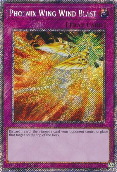 Phoenix Wing Wind Blast (Platinum Secret Rare) [RA03-EN149-PlSR]