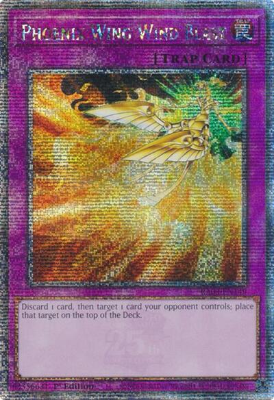 Phoenix Wing Wind Blast (Quarter Century Secret Rare) [RA03-EN149-QCSR]