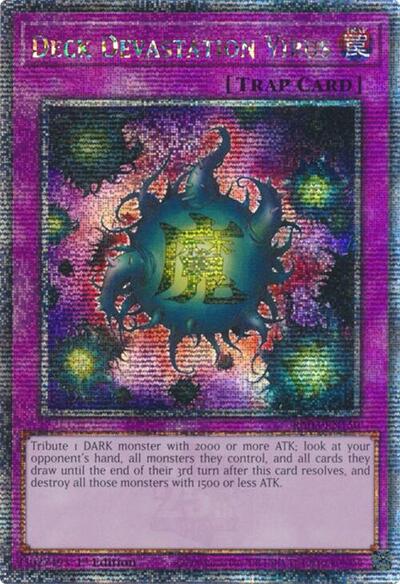 Deck Devastation Virus (Quarter Century Secret Rare) [RA03-EN150-QCSR]