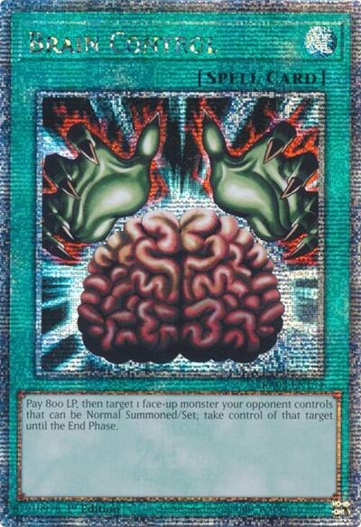 Brain Control (Quarter Century Secret Rare) [RA03-EN154-QCSR]