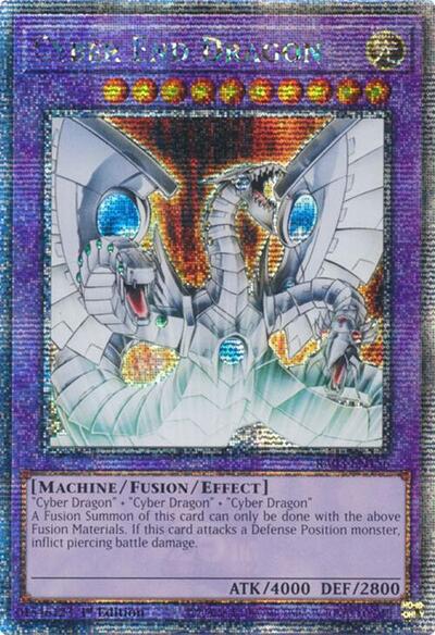 Cyber End Dragon (Quarter Century Secret Rare) [RA03-EN156-QCSR]