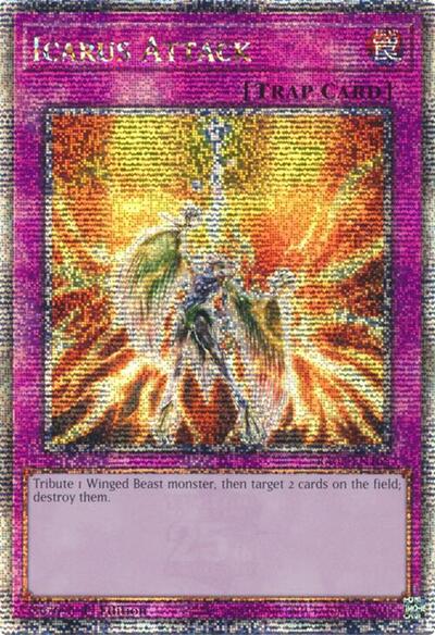 Icarus Attack (Quarter Century Secret Rare) [RA03-EN165-QCSR]