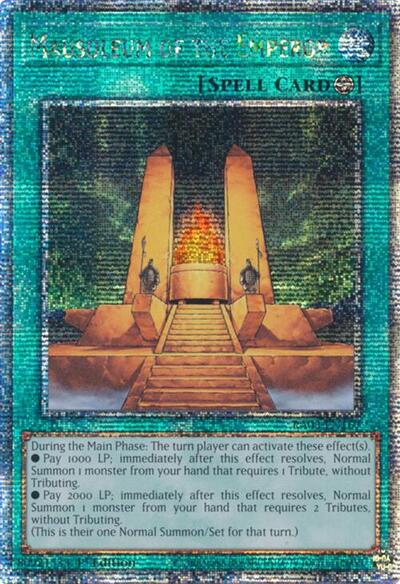 Mausoleum of the Emperor (Quarter Century Secret Rare) [RA03-EN167-QCSR]