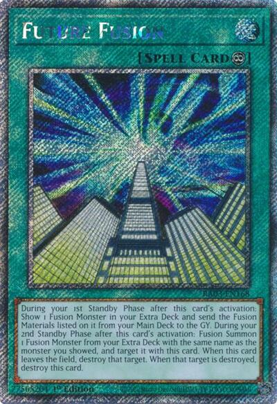 Future Fusion (Platinum Secret Rare) [RA03-EN168-PlSR]