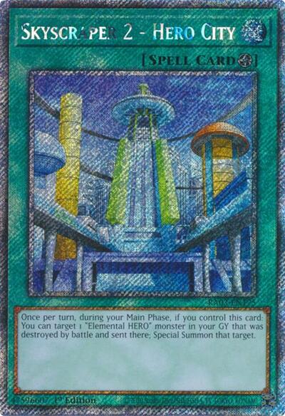 Skyscraper 2 - Hero City (Platinum Secret Rare) [RA03-EN175-PlSR]