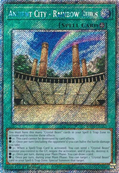 Ancient City - Rainbow Ruins (Platinum Secret Rare) [RA03-EN181-PlSR]