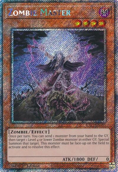 Zombie Master (Platinum Secret Rare) [RA03-EN185-PlSR]