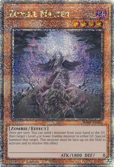 Zombie Master (Quarter Century Secret Rare) [RA03-EN185-QCSR]