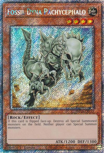 Fossil Dyna Pachycephalo (Platinum Secret Rare) [RA03-EN195-PlSR]