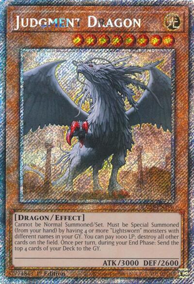 Judgment Dragon (Platinum Secret Rare) [RA03-EN196-PlSR]