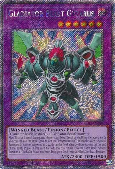 Gladiator Beast Gyzarus (Platinum Secret Rare) [RA03-EN198-PlSR]