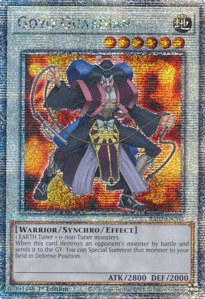 Goyo Guardian (Quarter Century Secret Rare) [RA03-EN202-QCSR]