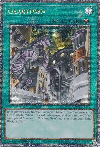 Geartown (Quarter Century Secret Rare) [RA03-EN203-QCSR]