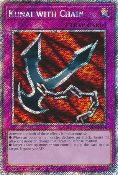 Kunai with Chain (Platinum Secret Rare) [RA03-EN204-PlSR]